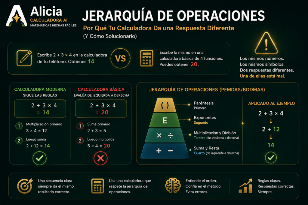 Jerarquía de Operaciones