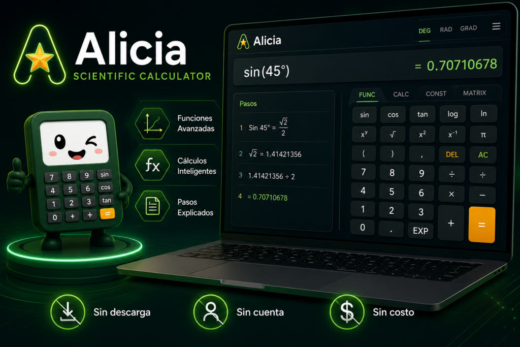 Calculadora Científica Alicia