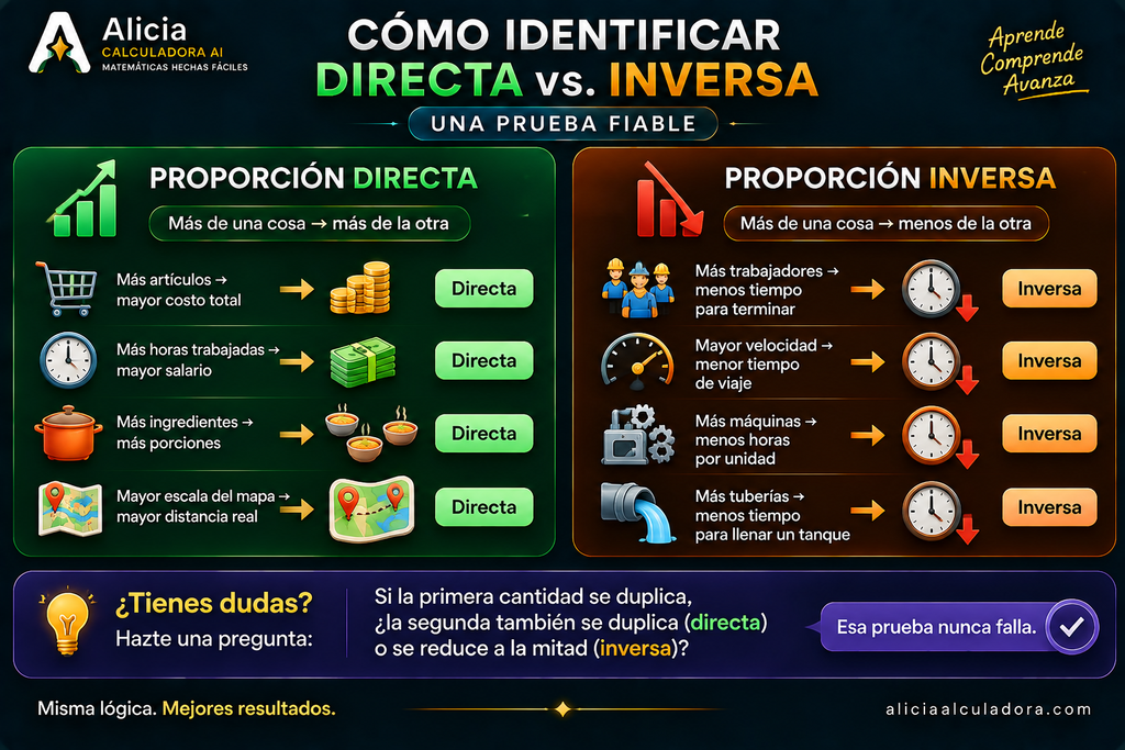 Cómo Identificar Directa vs. Inversa
