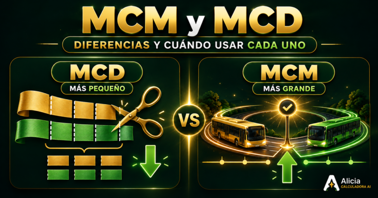 MCM y MCD